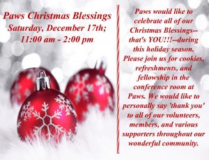 Paws Christmas Blessings